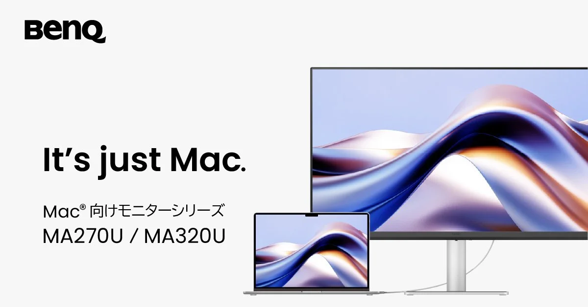 BenQ MA270UはMacBookユーザーの27インチ4Kモニター本命か｜Mac色域対応とUSB-C 90W給電の中身を整理したのアイキャッチ画像