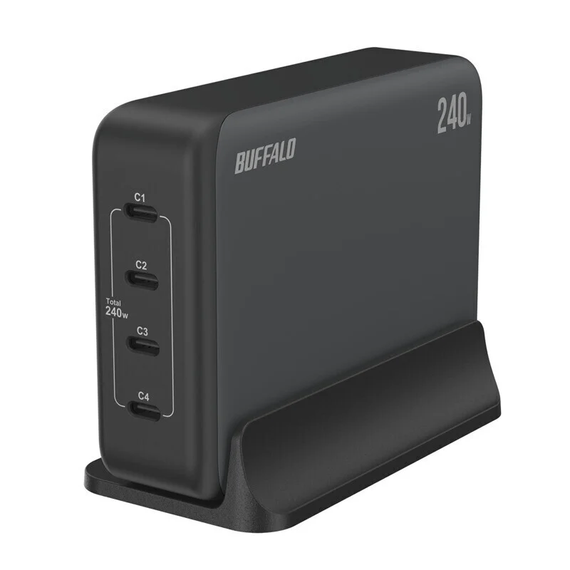 バッファロー BSACPD24005C4BKは4台同時給電の据え置き解か｜合計240Wと瞬停抑制を整理したのアイキャッチ画像