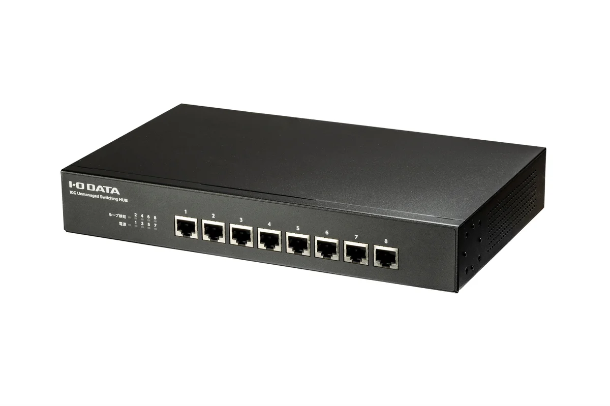 アイオーデータ BSH-XGは全ポート10GBASE-Tの現実解か｜内蔵電源とファンレスを整理したのアイキャッチ画像