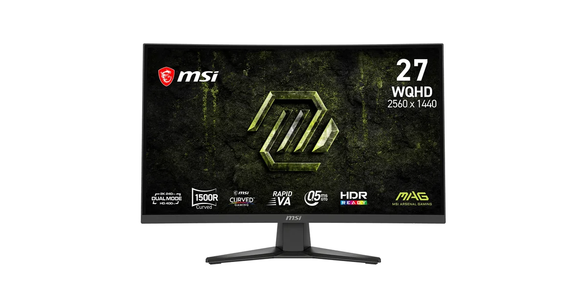 MSI MAG 275CQDF X24は湾曲27型で240Hzと400Hzを切り替える｜MPG 275CQRXFとの差とHDMI接続の上限を整理したのアイキャッチ画像