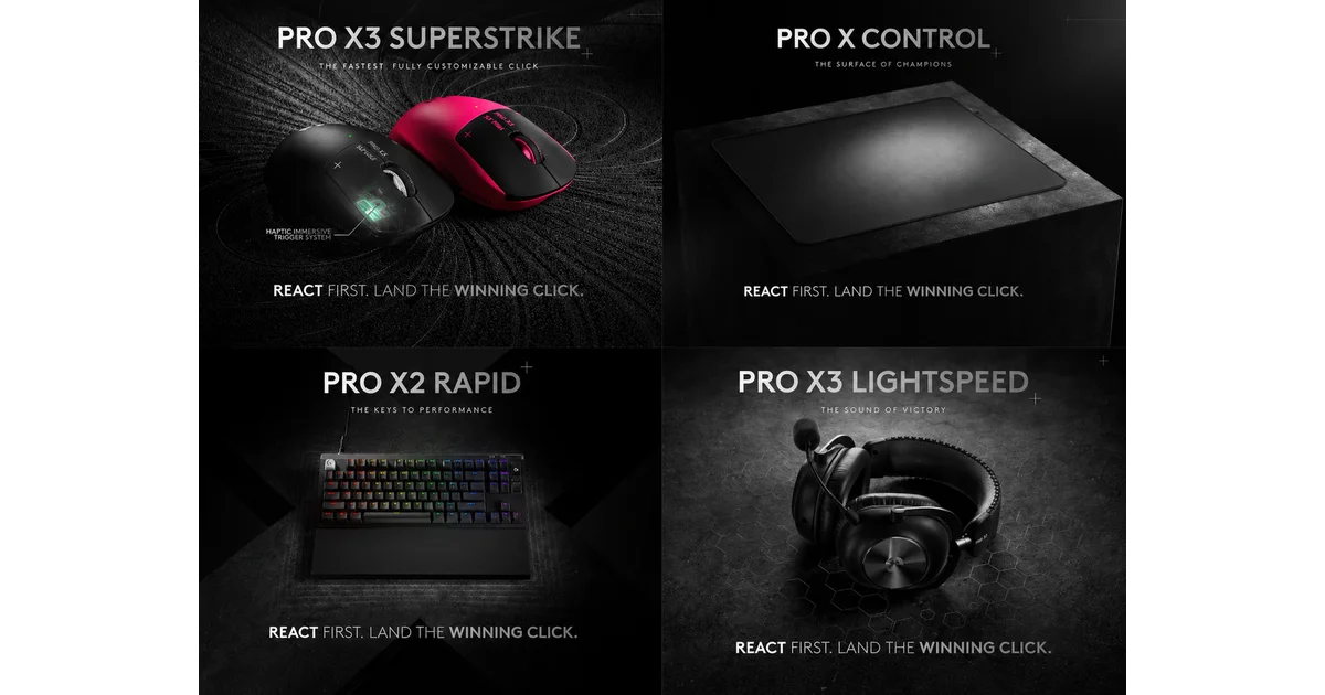 ロジクールG「PRO」シリーズ刷新6製品｜マウス・キーボード・ヘッドセット・マウスパッドを一覧で整理したのアイキャッチ画像