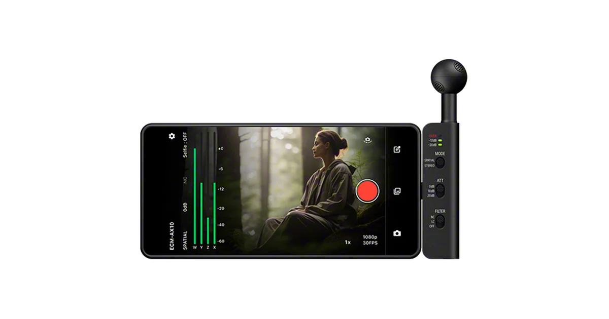 ソニーECM-AX10は空間オーディオをスマホで録る24gのマイク｜4chアンビソニックスとEclipsa Audio書き出しの条件を整理したのアイキャッチ画像