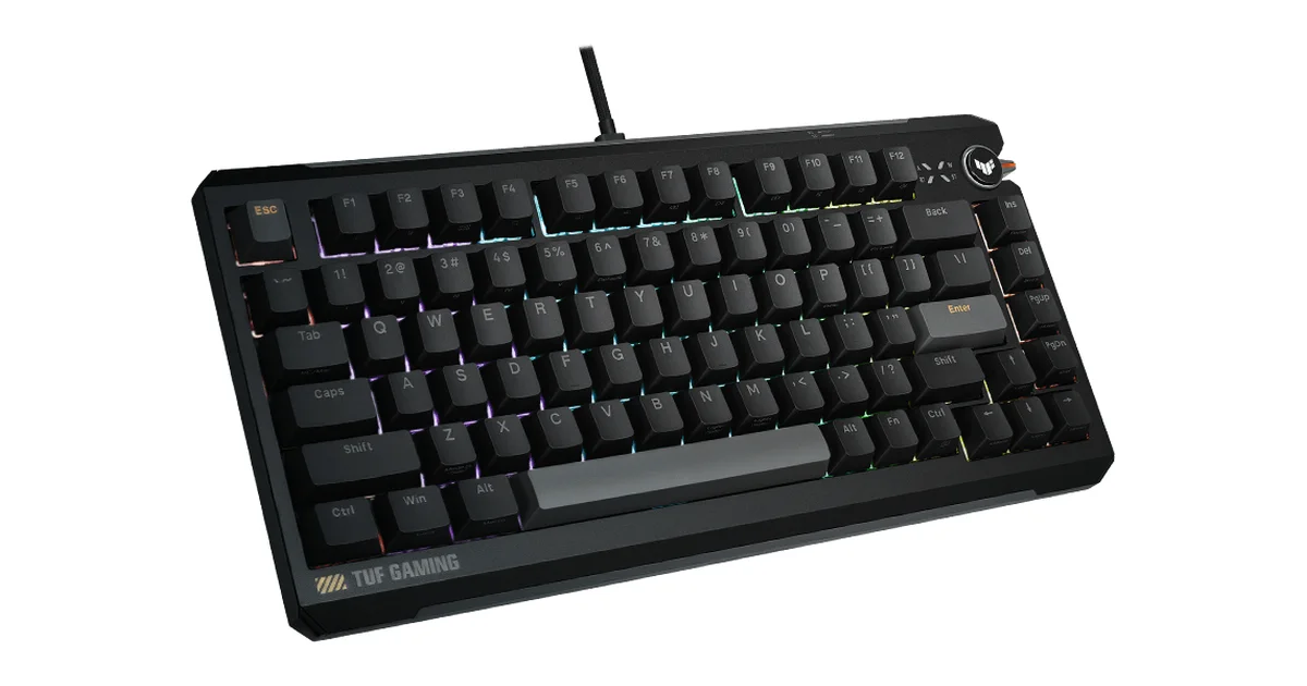 ASUS TUF Gaming K4 Magneticは16,980円の磁気式で何を揃えたか｜ホットスワップ・8000Hz・RT切替ボタンを整理したのアイキャッチ画像