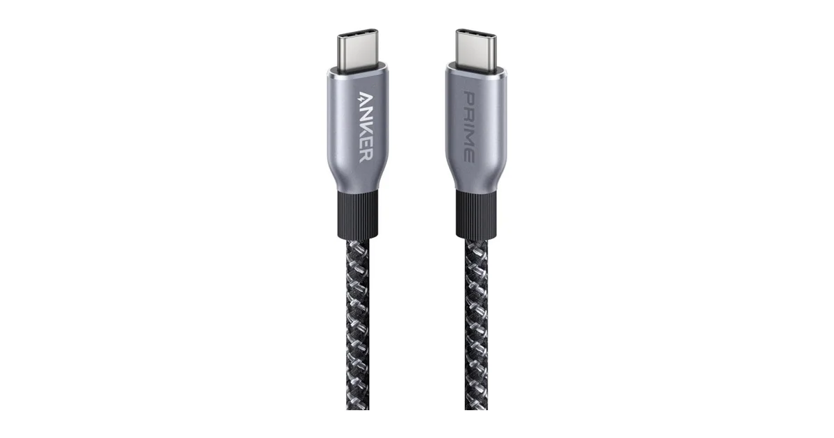 Anker Prime 高耐久ナイロン USB-C & USB-C ケーブル 240W